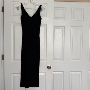 Pretty Lavish Lara Black Midi Dress XS